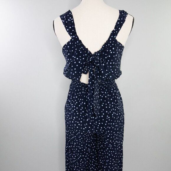 loft jumpsuit polka dot tie back - Picture 10 of 13